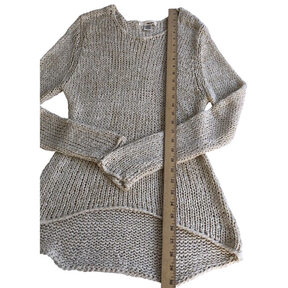 Sans Souci Women Beige Knit Pullover Sweater Medium - Picture 5 of 7